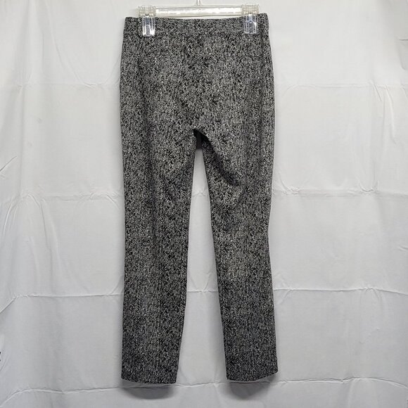 Express Womens Pants Columnist Ankle Size 4 Knit Mid Rise Herringbone Print NWT - Picture 8 of 16
